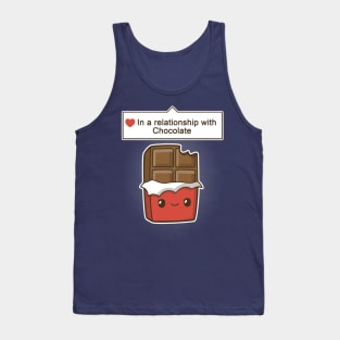 Chocolate relationship status Tank Top